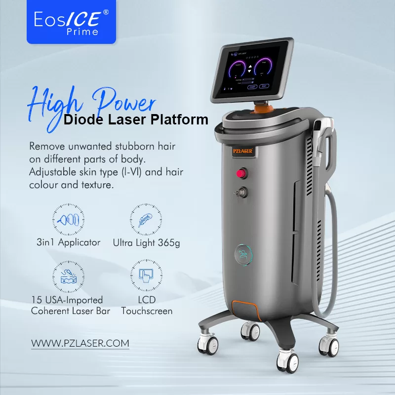 EosICE® Prime diode laser hair removal machine