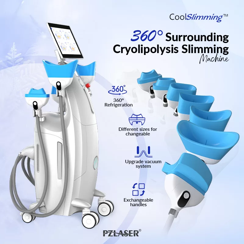 The spa machine CoolSlimming™ for the new spa is a highly regarded non-surgical medspa treatment for fat reduction known for being fast, painless, and effective.