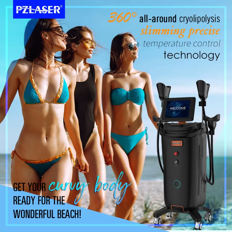The PZLASER CoolSlimming® 4th-Generation Cryolipolysis system stands out as a premium sub-zero device for a fat freezing solution