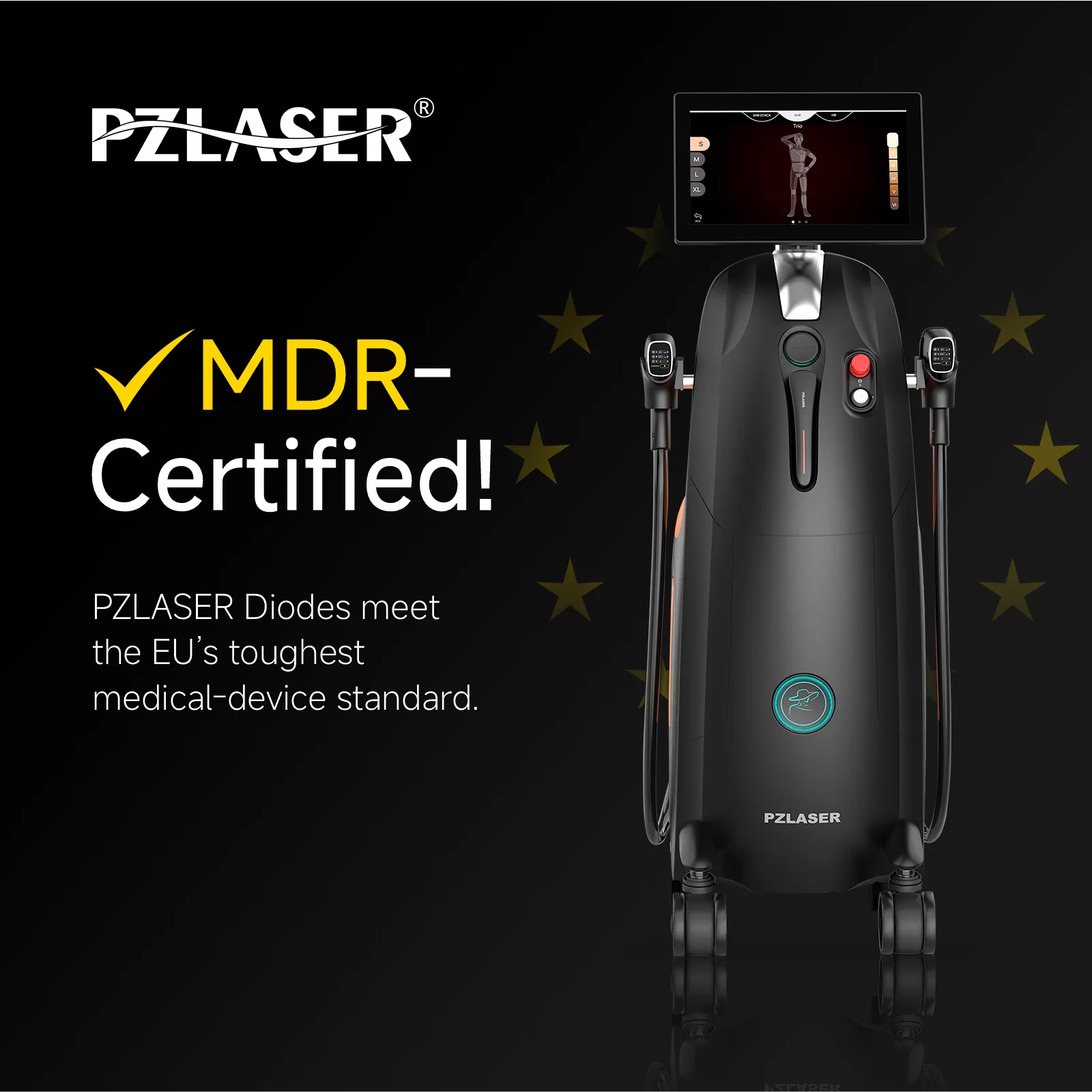 PZLASER continues to integrate scientific innovation, engineering precision, and clinical safety — now officially recognized at the European medical level.