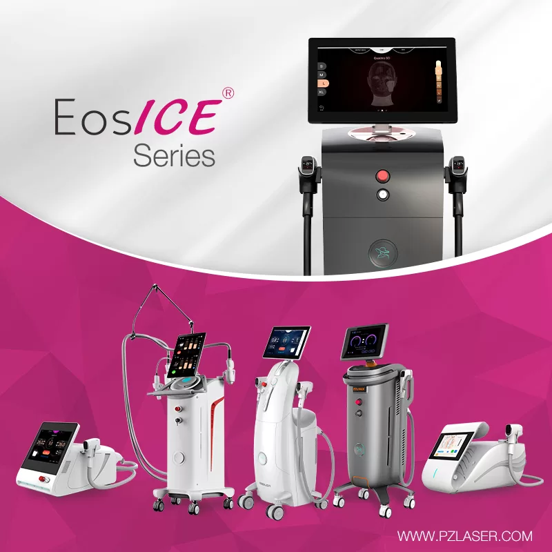 Explore the EOS ICE® series by @PZLASER! Elevate your beauty services with our customizable professional equipment for the perfect hair removal solution!