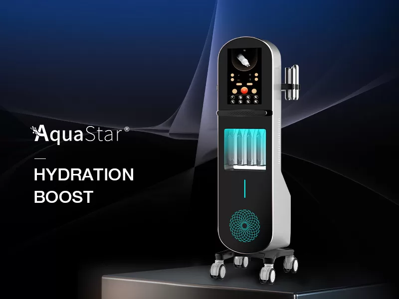 The Aqua Star® by PZLASER is a next-generation 10-in-1 multifunctional facial treatment system, engineered to help spas deliver high-end, customizable skincare experiences.