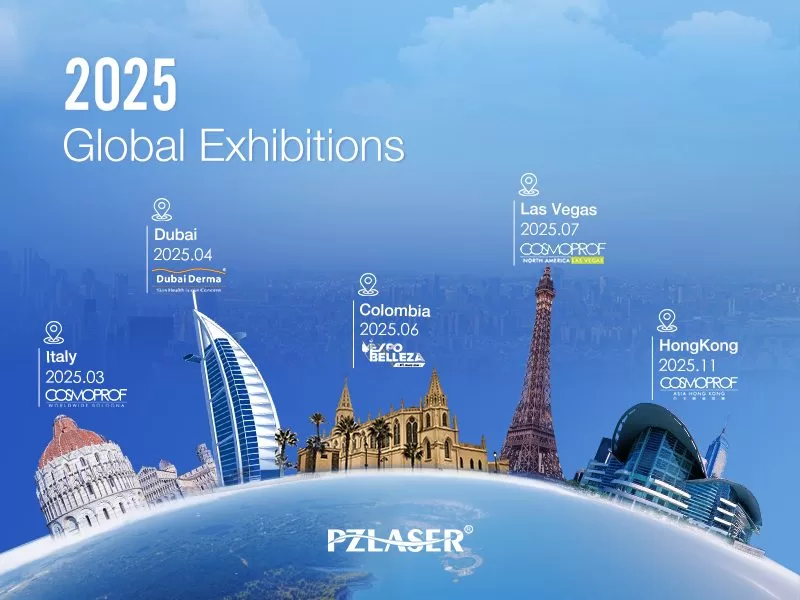 In 2025, PZLASER continued its global exhibition journey.