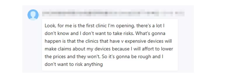 What should i buy first？This concern is common among new aesthetic clinic owners